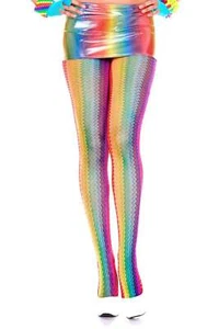 Music Legs Zig Zag Rainbow Tights 39093 - Picture 1 of 1