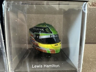 Lewis Hamilton Brazil 2013 1:8 Helmet Spark Limited Edition Mercedes F1 - Bild 1 von 4