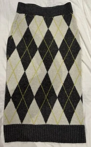 H&M X Pringle Size M Argyle Pencil Skirt - Picture 1 of 4