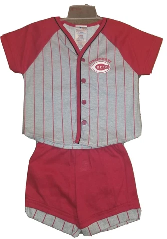 Cincinnati Reds NEW outfit 2T months MLB youth two piece top and shorts KIDS Cover