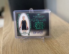 2022 LEAF IN THE GAME USED SPORTS EMERALD VIGNETTE AUTO SSP ERIN BLANCHFIELD