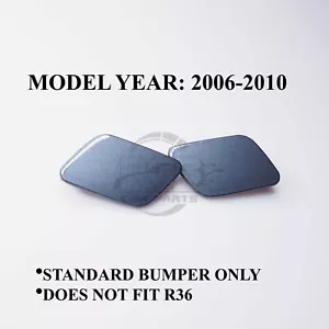 Tapa cubierta de lavadora de faros izquierdo derecho para VW Passat B6 3C 06-10 gris isla LK7X - Imagen 1 de 9