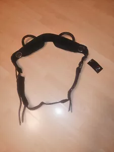 Voltigiergurt Neu Warmblut mit 2 Griffen schwarz HKM Longiergurt - Bild 1 von 2