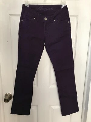 dELiA*s Juniors Morgan Jeans Low Rise Purple Size 3/4s - Image 1 of 4