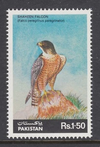 Pakistan Sc 663 MNH. 1986 1.50R Shaheen Falcon, cplt set, fresh, bright, VF - Picture 1 of 1