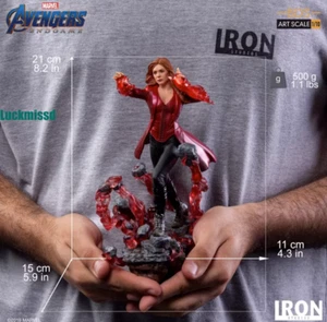 1/10 Iron Studios Scarlet Witch Wanda Avengers: Endgame Art Scal Statue INSTOCK - Picture 1 of 5