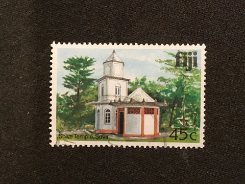 FIJI 1979 ARCHITECTURE 45C SHIVA TEMPLE SUVA - FINE USED Cover