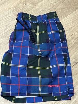 BARBOUR  Men's Tartan Swim Shorts multi colour Tartan Size XL  VGC  - Image 1 of 4