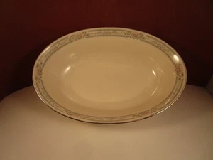 Lenox USA Charleston Rosa Blume Oval Gemüseschale - Bild 1 von 9