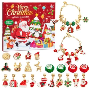 Taybonds Christmas Advent Calendar Bracelets 2025 for 24 Days Xmas Countdown ... - Picture 1 of 7