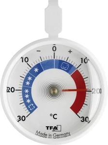 TFA Dostmann Termómetro de refrigeración analógico L73 x B24 x H93 mm, blanco - Imagen 1 de 2
