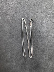 1.4g Vintage Sterling Silver 925 Box Chain 18” Jewelry lot F - Picture 1 of 6