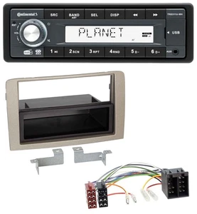 Continental MP3 AUX USB DAB 1DIN Autoradio für Lancia Musa (ab 2005) - Bild 1 von 9