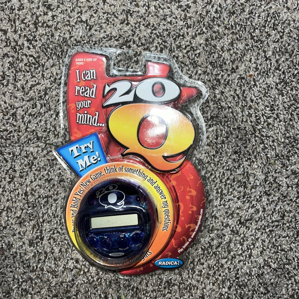 20q 20 Questions Red Electronic Handheld Game Radica 2003