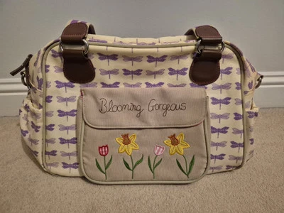 YUMMY MUMMY BABY CHANGING BAG PINK LINING - image 1 of 4