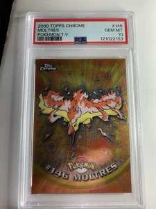 2000 Topps Chrome Pokemon Series 2 #146 Moltres PSA 10 ***GEM MINT*** - Bild 1 von 2