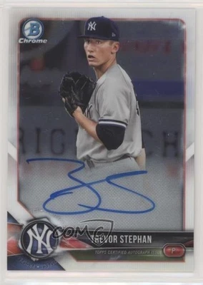2018 Bowman Chrome Prospect Auto Trevor Stephan #BCPA-TS Auto - Image 1 of 2