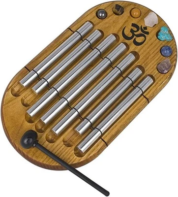 Woodstock Chimes CC7Z Musically Tuned Zenergy Woodstock Wind Chime, 11", Chakra - Image 1 of 4