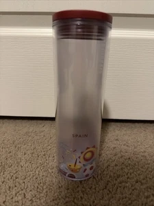 NEU Starbucks Spain You Are Here Series 16oz Tumbler Travel Frosted Cup YAH 2023 - Bild 1 von 3