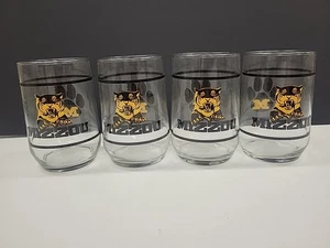 4 University of Missouri Mizzou Tigers 16 Ounce Drinking Glasses Tumblers - Picture 1 of 3
