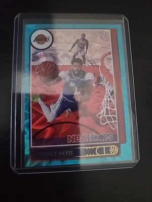 2021-22 Panini NBA Hoops #146 Teal Explosion Anthony Davis - Lakers - Image 1 of 2