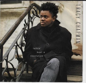 TRACY CHAPMAN TALIN' BOUT A REVOLUTION WLP PROMO  7" W/ PIC SLEEVE VG+/VINYL NM - Picture 1 of 3