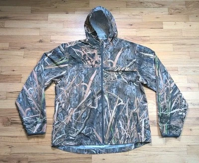 Mossy Oak Browning Wicked Wing Rain Shell Chaqueta con Capucha Cremallera Bolsillos Para Hombres - Grande Foto 1 de 4