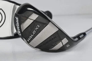 Cleveland Halo XL #5 Hybrid / 24 Degree / Senior Flex Aldila Ascent 50 Shaft - Picture 1 of 9