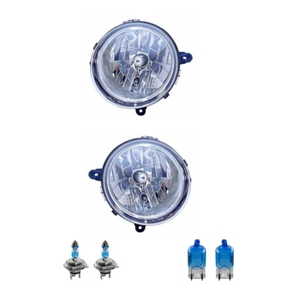 Scheinwerfer Set chrom inkl. OSRAM Lampen H4 für Jeep Compass MK49 - Bild 1 von 4