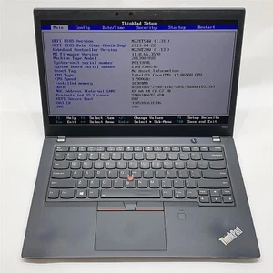 Lenovo ThinkPad T480s Laptop Intel Core i7 8650U 1.90GHZ 14" QHD 16GB RAM NO HDD - Picture 1 of 9