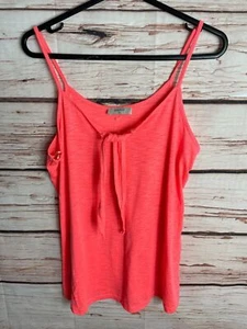 BLOUSE SHIRT CAMISOLE 12 SLEEVELESS SPAGHETTI STRAP ORANGE MATALAN WOMENS 4997 - Picture 1 of 7