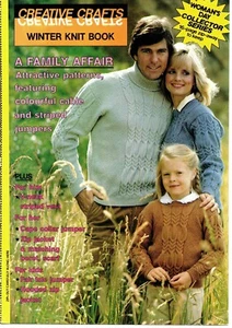 Woman's Day Creative Crafts Winter Knitting Patterns Small Book Paperback 1983 - Picture 1 of 1
