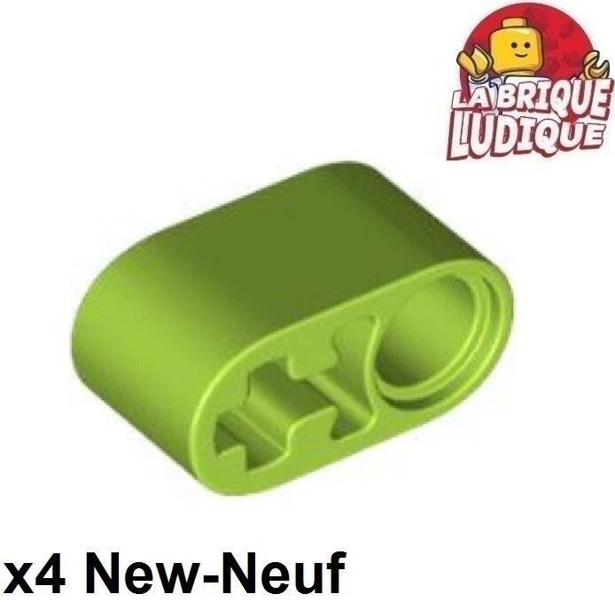 LEGO Technic 4x Liftarm Thick 1x2 Axle Hole Querloch Grün Lemon/Lime 60483 - Bild 1 von 1
