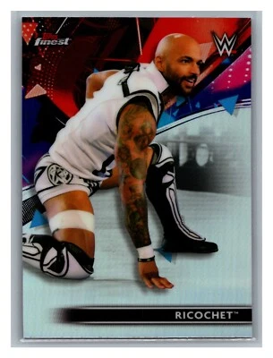 2021 Topps Finest WWE - [Base] - Refractor #33Ricochet - Image 1 of 2