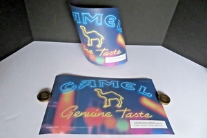1996 VINTAGE RARE 8"×14" JOE CAMEL® - Camel Lights Cigarettes Window Sign/Poster - Picture 1 of 7