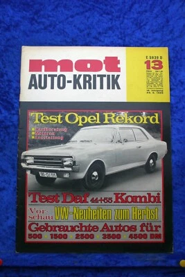 MOT 13/69 Opel Rekord Daf 44 55 Kombi Ford Maverick - Immagine 1 di 2