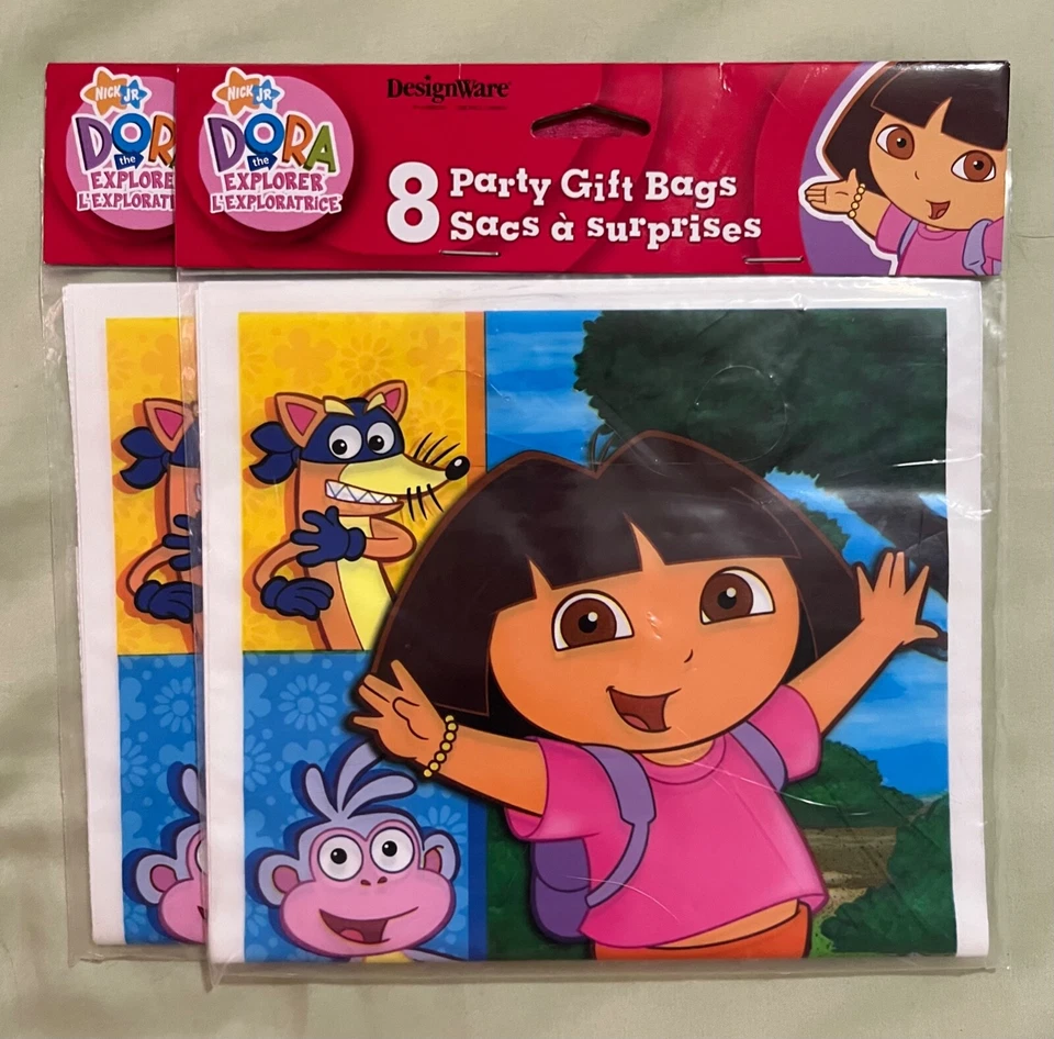Dora The Explorer & Friends Treat Loot Bags 8pcs Party Favors Supplies