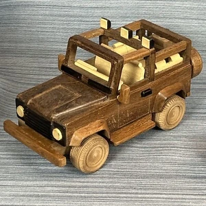 JEEP fatta a mano dallAfrica (Malawi Safari anni 70 80 90 auto in legno) - Foto 1 di 11