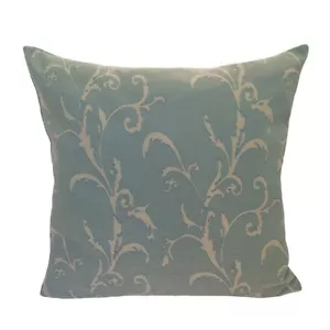 Drapery/Acrylic Leaves 20"x20" Mint Decorative/Throw Pillow Case/Cushion Cover - Picture 1 of 3