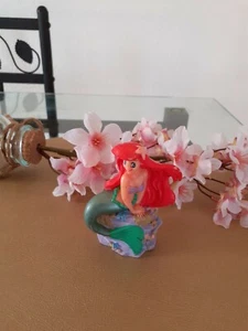 Rare Figurine Ariel Bullyland La Petite Sirène Disney Assise sur Un Rocher 9 BE - Foto 1 di 3