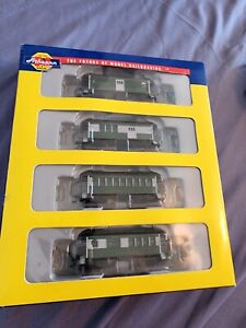 ATHEARN N Scale Southern Overton Old-Time Passenger 4-Car Set  #11025 