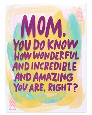 American Greetings Funny Mother's Day Card (Wonderful Incredible Amazing) - Image 1 of 4