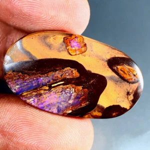 20.65 ct Fancy Shape (32 x 18 mm) Multi Color Australian Koroit Boulder Opal - Picture 1 of 1