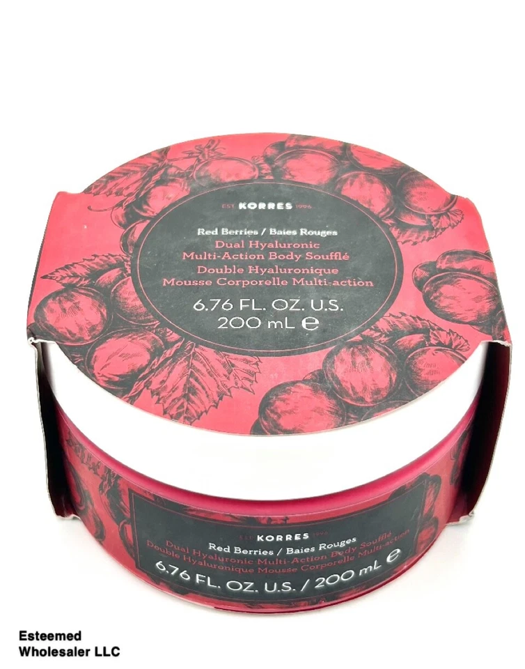 Souffle corporal multiacción doble hialurónico Korres Red Berries 6,76 oz Foto 1 de 1