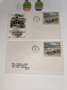 US #1451a CAPE HATTERAS NATIONAL PARK MARG/ARTCRAFT FDC 1972 4 BLOCKS Lot 2 - Picture 1 of 6