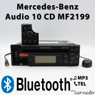 Mercedes Audio 10 CD MF2199 MP3 Bluetooth Radio mit Mikrofon ohne CD-Funktion - Bild 1 von 4