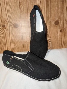 Ocean Minded Black Hemp Slip On Loafers Shoes Men's size 13 - Picture 1 of 11