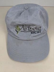 Arizona Est 1912 Ball Cap Hat Gray One Size 100% Cotton Strap - Picture 1 of 3