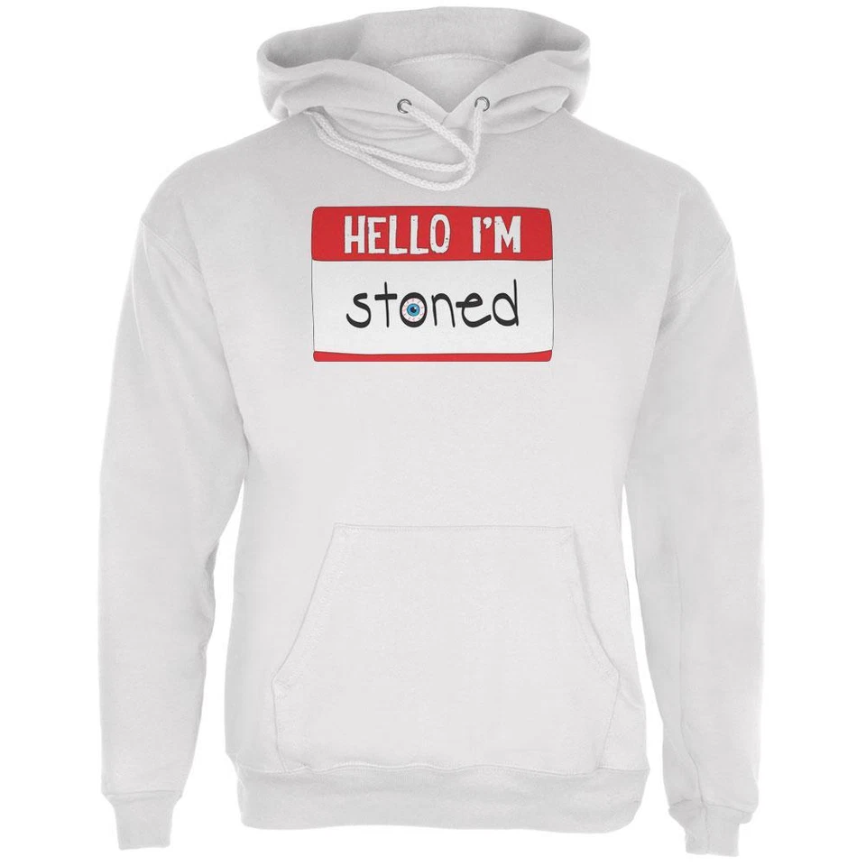 Sudadera con capucha Halloween Hello I'm Stoned para hombre Foto 1 de 1