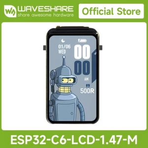 Waveshare ESP32-C6 Scheda di Sviluppo Display 1,47 Pollici, 172x320, 262K 160MHz - Foto 1 di 24